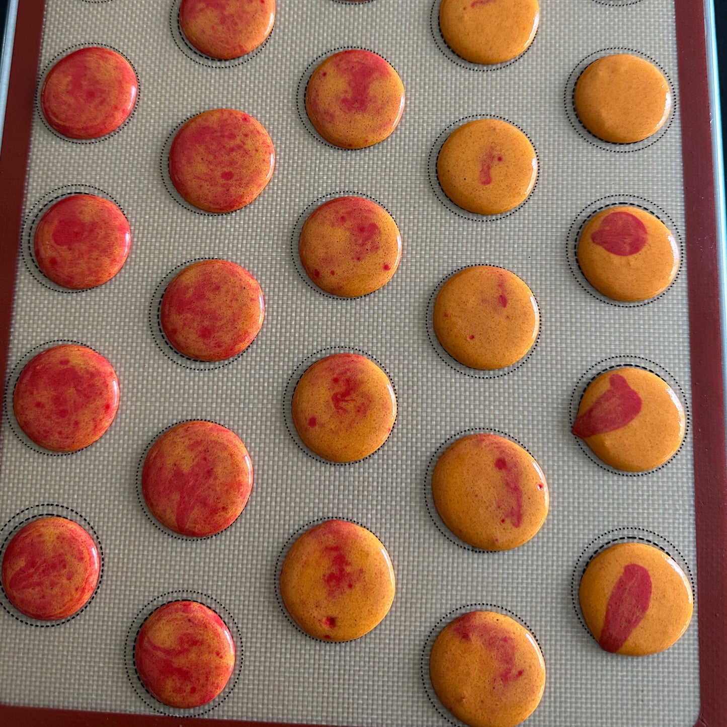 Blood Orange Macarons